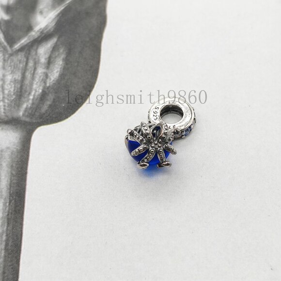 Pandora Murano Glass Cute Octopus Dangle Charm - Picture 2 of 4